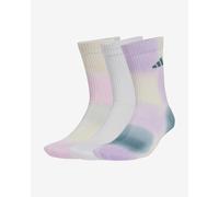 Chaussettes adidas Tie-Dye violet blanc beige (3 paires) - M