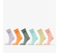 ADIDAS ORIGINALS Chaussettes 'Trefoil Cushion' bleu clair / vert / violet / orange, Taille 43-45