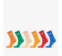 Chaussettes adidas Trefoil Cushion Crew Socks 6-Pack Halo Blush/ Blue/ Green M