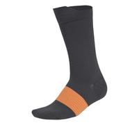 adidas Unisex RUNxGRAPHIC Sock 1PP, carbon/Dusky Orange, 10.5-12.5