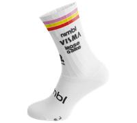 Chaussettes Aero TEAM VISMA LEASE A BIKE The Trilogy 2026 blanc