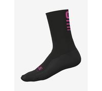 Chaussettes Alé Strada 2.0 noir rose fluo - L