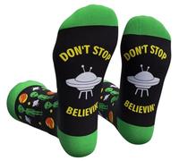 Chaussettes Alien, cadeau Alien, Don't Stop Believin' UFO, taille adulte 40-45