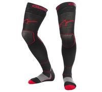 Chaussettes Alpinestars Long MX, noir/rouge, S/M