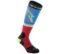 Alpinestars Chaussettes MX Pro V2 Noir/Rouge/Bleu clair Taille M Homme