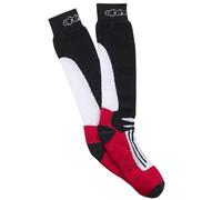 Chaussettes Alpinestars Racing Road, noir/rouge, L/2XL