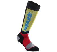 Alpinestars Chaussettes motocross MX Plus jeunesse Noir Rouge Bleu clair M/L