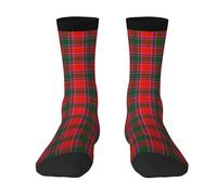 Chaussettes amusantes à motif tartan Kelly vert menthe, douces et respirantes, pour hommes et femmes