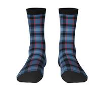 Chaussettes amusantes à motif tartan Kelly vert menthe, douces et respirantes, pour hommes et femmes