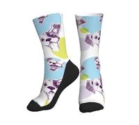 Chaussettes amusantes pour homme et femme Beagle Cool Dog Nouveauté Chaussettes Crazy Socks Cadeaux uniques pour femmes et hommes