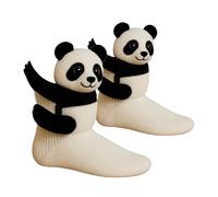 Chaussettes Animaux 3D Tricotées Femmes Double Épaisseur Coton Douces Chaudes Thermiques Confort Hiver Étreinte Chaleureuse Unisexe