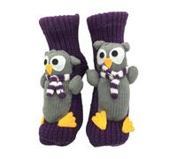 Chaussettes Animaux Tricot 10D Femme Chaussette Animaux Drole, Mignon Et Chaud CrochetéEs À La Main Funny AntidéRapantes Floor Hiver Cadeau Original pour Un Anniversaire Ou NoëL pour Adultes