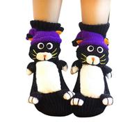 Chaussettes Animaux Tricot 14D Femme Chaussette Animaux Drole, Mignon Et Chaud CrochetéEs À La Main Funny AntidéRapantes Floor Hiver Cadeau Original pour Un Anniversaire Ou NoëL pour Adultes