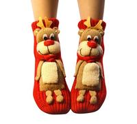 Chaussettes Animaux Tricot 32D Femme Chaussette Animaux Drole, Mignon Et Chaud CrochetéEs À La Main Funny AntidéRapantes Floor Hiver Cadeau Original pour Un Anniversaire Ou NoëL pour Adultes