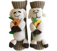 Chaussettes Animaux Tricot 9D Femme Chaussette Animaux Drole, Mignon Et Chaud CrochetéEs À La Main Funny AntidéRapantes Floor Hiver Cadeau Original pour Un Anniversaire Ou NoëL pour Adultes