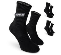 Chaussettes anti-moustiques Safersox, 3 Paires, Noir, 43-46