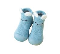 Chaussettes antidérapantes pour bébé - Chaussures de maternelle - Chaussures de randonnée - Chaussures pour bébé - Respirantes - Chaussures d'hiver - Pantoufles pour enfant garçon 22 - Tricotées