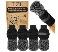 Chaussettes Antidérapantes pour Chien, Double Face Antidérapante sur Sol en Bois Dur, Protège-Pattes pour Chien pour éviter Le Léchage des Petits, Moyens et Grands Chiens (M)