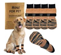Chaussettes Antidérapantes pour Chien, Double Face Antidérapante sur Sol en Bois Dur, Protège-Pattes pour Chien pour éviter Le Léchage des Petits, Moyens et Grands Chiens (M)