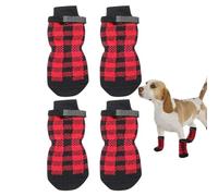 Chaussettes antidérapantes pour chien et chat | Avec sangles réglables | contrôle de traction solide pour l'intérieur sur les sols en bois dur, meilleure protection des pattes pour chiot