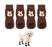 Chaussettes antidérapantes pour Chien, Protections de Pattes de Chien avec poignées, Bottes de Marche pour Pattes blessées, Chaussettes pour Chiens Qui arrêtent de se lécher, pour intérieure
