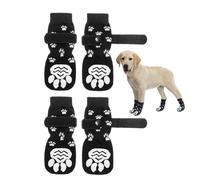 Chaussettes antidérapantes pour chiens d'intérieur | Protection de pattes de chien | Contrôle de traction antidérapant, chaussettes antidérapantes avec fermeture, une protection douce pour animaux de