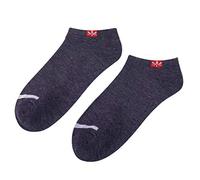 Chaussettes antidérapantes pour femme avec semelles antidérapantes, gris foncé, Taille unique