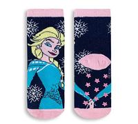 Chaussettes antidérapantes pour fille Disney Frozen en coton d'hiver fille 4592, bleu marine, 23-26