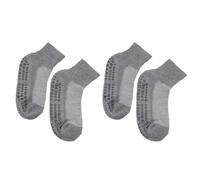 Chaussettes Antidérapantes pour Hommes, Chaussettes de Poignée 2 Paies de Large avec Poignées en Ajustement en Vrac Hisphes (S 8 pouces 100 trous de sortie)