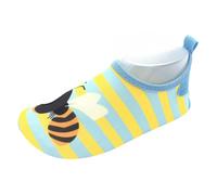 Chaussettes aquatiques pour enfants avec semelle en caoutchouc motif dessin animé, chaussures de plongée avec semelle fine respirante antidérapante pour enfants, 03 Jaune, 30 EU