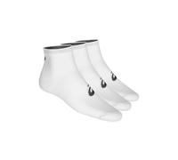 ASICS Quarter Chaussettes De Sport Pack De 3-Blanc,Noir, Taille 39-42
