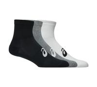 Chaussettes asics aeg quarter noir gris blanc 3 paires