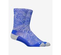 Chaussettes ASICS Fujitrail Graphic Crew bleu blanc - XL