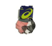 Chaussettes Asics Lyte - Lot de 3 - Gris/noir/violet nuit - Mixte - Adulte - Textile - Plat 47-49
