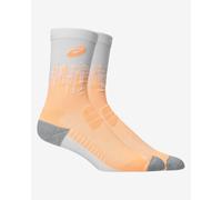 Chaussettes ASICS Performance Run Crew blanc gris orange - XL
