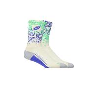 ASICS Chaussettes de running Performance Run Crew Unisexe Blanc/Bleu Taille 39-42