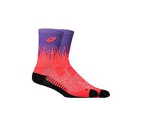 Chaussettes asics performance run crew violet rouge unisexe