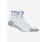 Chaussettes ASICS Performance Run Quarter blanc gris clair - L