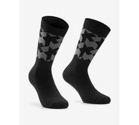 Chaussettes Assos Assosoires Monogram EVO noir gris - 39-42