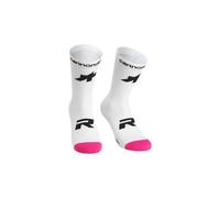 Chaussettes assos equipe ef pro cycling blanc rose