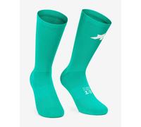 Chaussettes Assos Racing S11 vert turquoise - 36-38