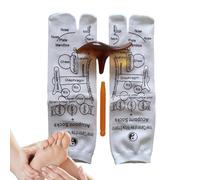 Chaussettes avec effet de massage pour les pieds | Confortables et très élastiques - pour la réflexologie des pieds | Pour Femme, Homme, Fille, Jeunes