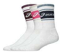 Asics - Logo Crew Sock - Chaussettes multifonctions - EU 43-46 - dark aubergine / bubblegum / midnight