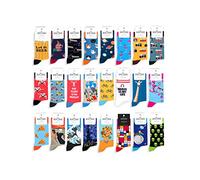 Chaussettes avec motifs célèbres, peintures et personnages - Unisexe Homme Femme/Taille 36 - 45 / Bas Sock Strumpf Hipster peinture amusant drôle (BD)