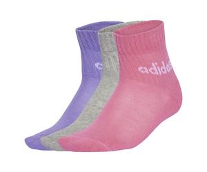 Chaussettes bÃ©bÃ© adidas Linear (x5) Rose 25/27