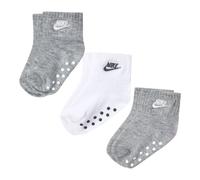 Chaussettes bÃ©bÃ© garÃ§on Nike Core Futura Gripper (x3) Gris 1/2 ans