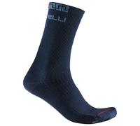 Chaussettes unisexe castelli bandito merino 18 bleu