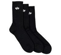 Alpha Industries Basic Socks 3 Pack Chaussettes pour homme Taille 39/42 - Noir