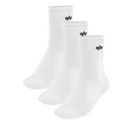 Chaussettes Basic Socks 3 paires Alpha Industries - White 43-46