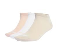 Adidas Chaussettes basses Thin Linear mixte 3 paires wonder alumina/blush pink/white 42-45